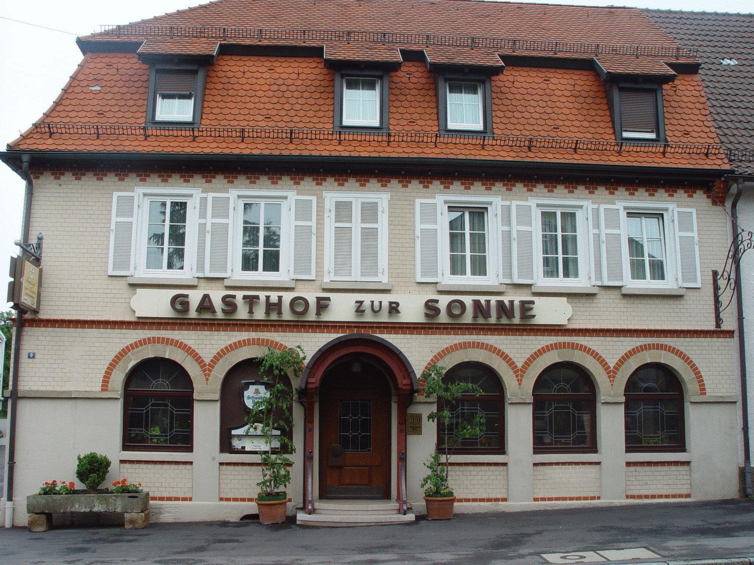 Gasthof Zur Sonne Stuttgart Dış mekan fotoğraf